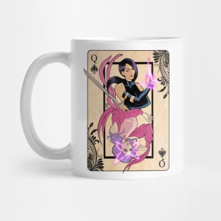 Psylocke Queen of Spades Mug